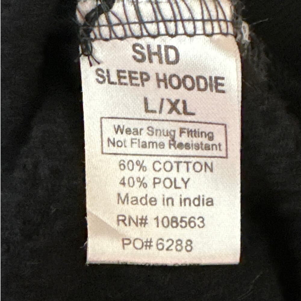 Lazy One Oversized Sleep Hoodie Sweatshirt Sz L / XL Camping Pajamas Loungewear - Picture 13 of 16